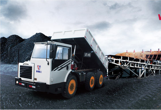 6x4 Flat Head Explosion Proof Truck 105kw Coal Mining Internal Delivery