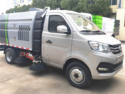 3CBM Gasoline Type Road Sweeper Truck Harden Surface Cleaning Sweeper Truck