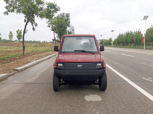 120KM Driving Range Electric Light Trucks With 4 Seats 2 Rows Cabin
