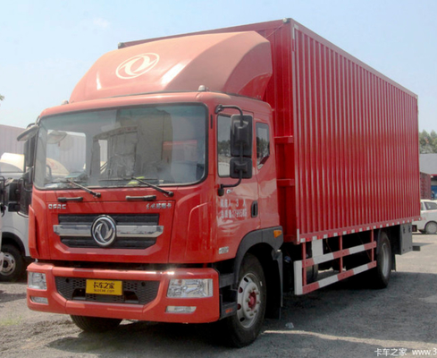 Diesel Cargo Delivery Truck Euro V Level Van Cargo Truck 4x2 Driving 5200mm Wheelbase