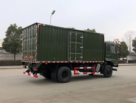 Flat Roof Cabin Offroad Cargo Truck 154kw Dongfeng Cargo Truck