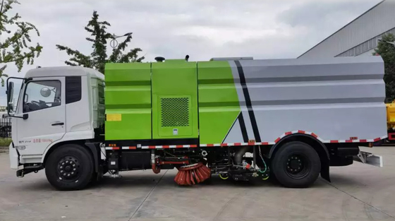 169kw 230hp 12CBM Road Sweeper Truck Diesel Type For Mine Place