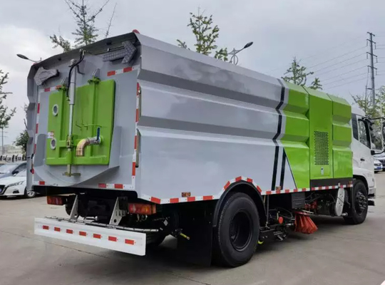 169kw 230hp 12CBM Road Sweeper Truck Diesel Type For Mine Place