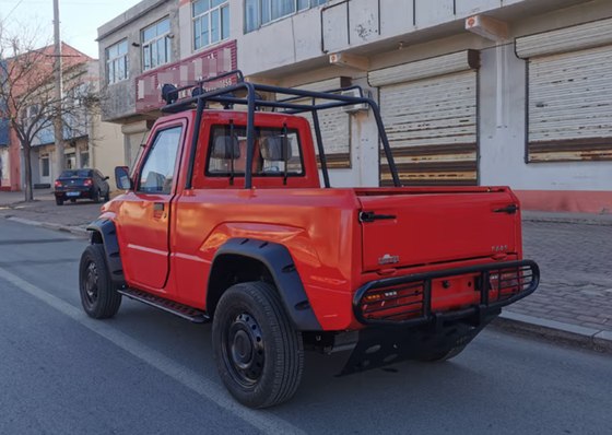 FWD New Electric Truck Enclosed Cabin Big Power Motor For Patroling
