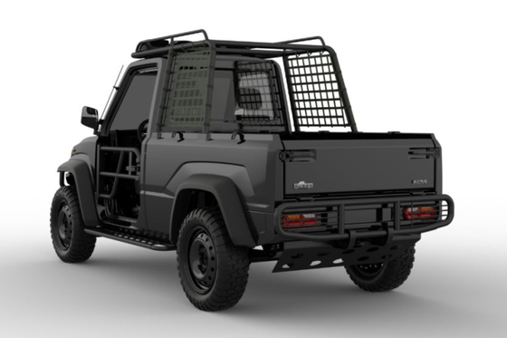 4WD Off Road Light Duty Electric Truck 76.8V/10.5KW Motor for Tough Road Delivery