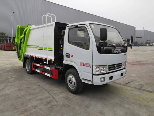 6m3 Garbage Collection Truck Transfer Vehicle Barrel Mounted Garbage Compactor Truck