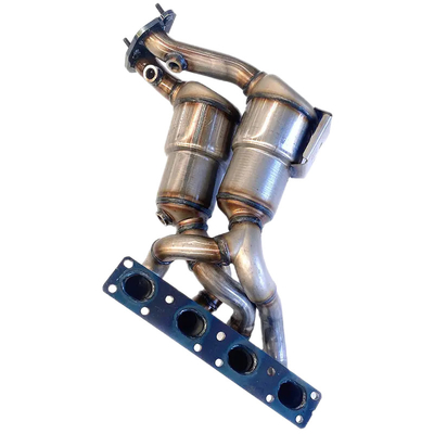 Exhaust Manifold Dual CAT Exhaust Pipe Auto Engine Parts Catalytic Converter For BMW 3 Series E90 320I