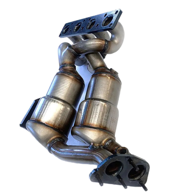Exhaust Manifold Dual CAT Exhaust Pipe Auto Engine Parts Catalytic Converter For BMW 3 Series E90 320I